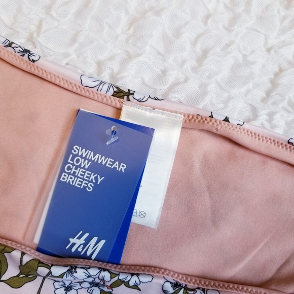 NWT Floral Bikini with Cheeky Bottoms Size 12 H&M - Picture 4 of 6